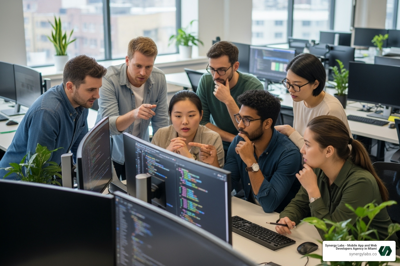 Collaborative team of developers - Chicago’s Competitive Edge: Building Secure Enterprise Apps in the Midwes