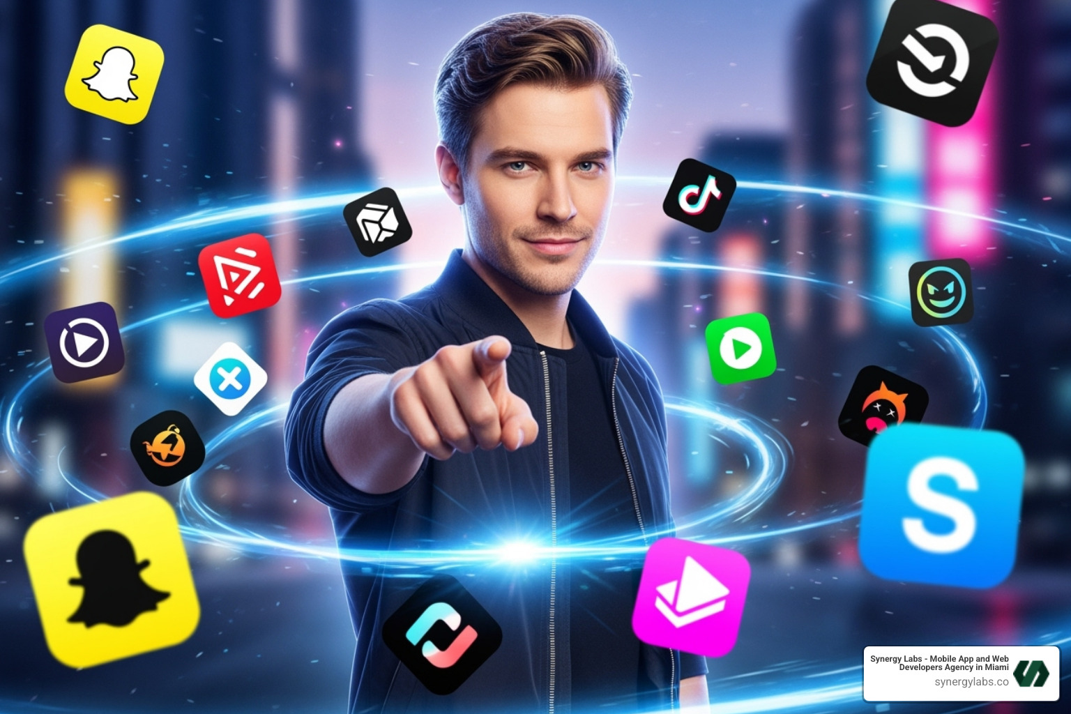 a phone showing a geofenced map over a high school - Why Every App Nikita Bier Touches Finds Viral Success