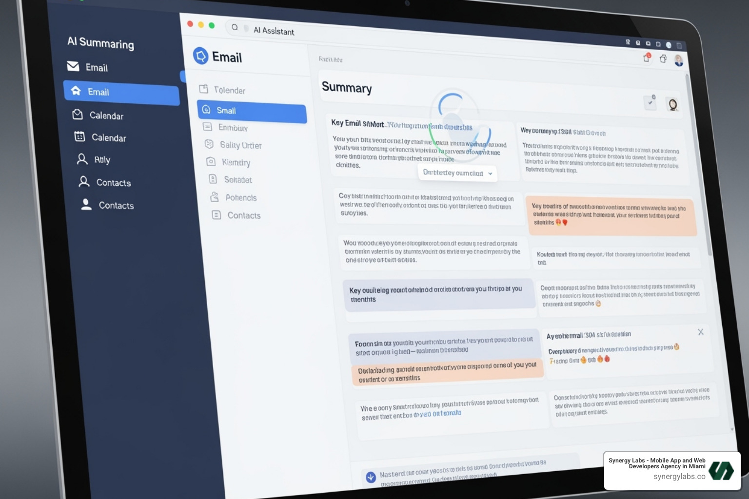A user interface showing an AI summarizing an email thread - Top GPT Wrapper Use Cases for Business Automation in 2025