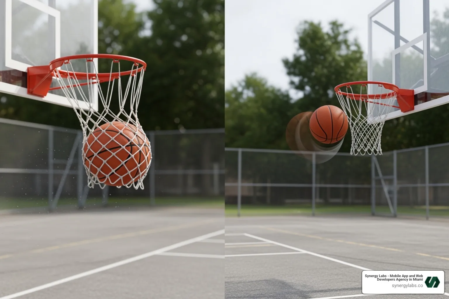 side-by-side comparison showing improved physics in Sora 2 - Sora 2 API Explained: What Developers Can Do Now & What's Next side-by-side comparison showing improved physics in Sora 2 - Sora 2 API Explained: What Developers Can Do Now & What's Next