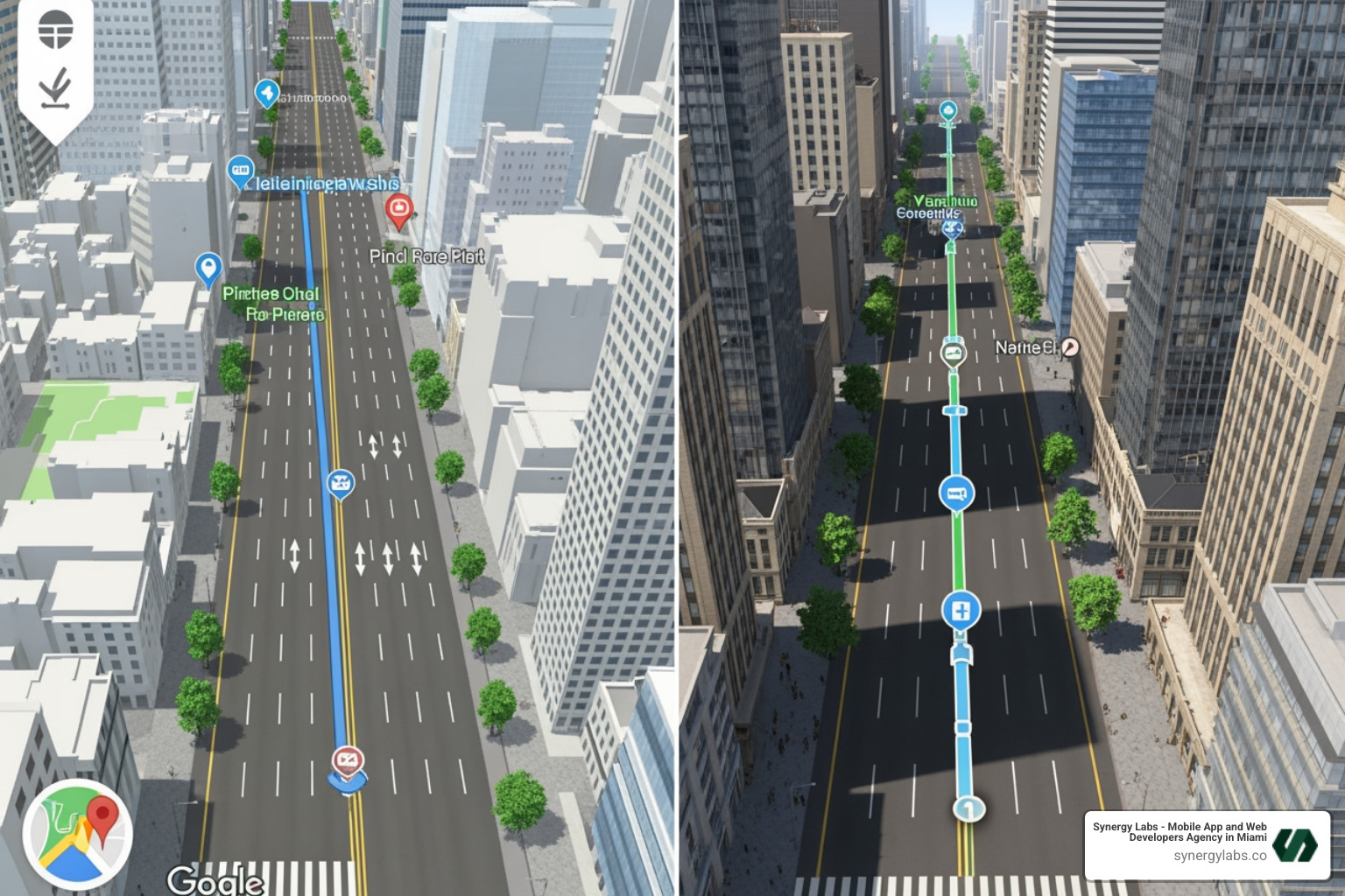 User interacting with Google Maps via voice command, showing a complex query on screen - Gemini's Visual Revolution: A Deep Dive into the Google Maps Update That Puts AI in the Driver's Seat User interacting with Google Maps via voice command, showing a complex query on screen - Gemini's Visual Revolution: A Deep Dive into the Google Maps Update That Puts AI in the Driver's Seat
