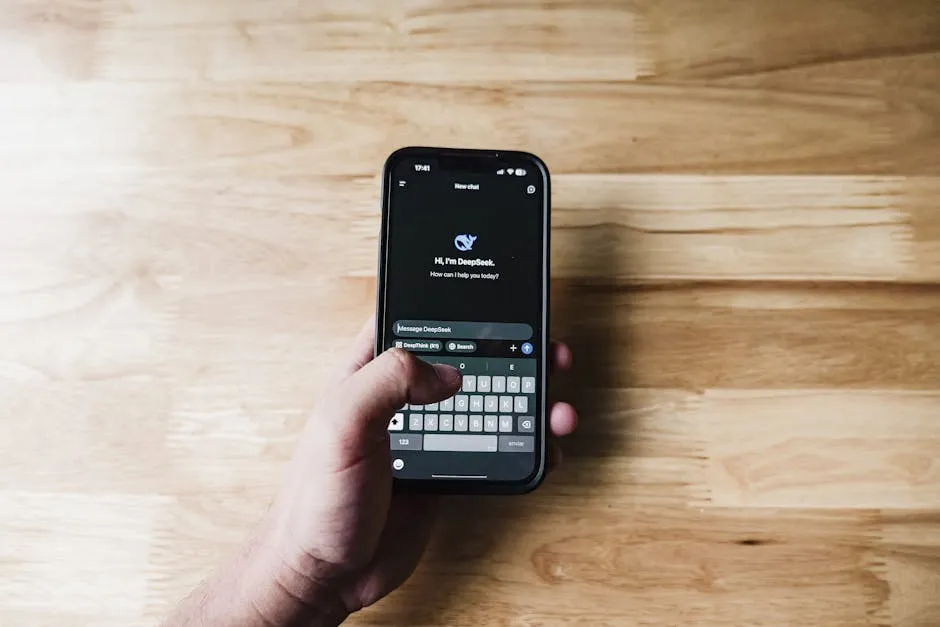 User speaking to their phone with a conversational AI chatbot interface visible, showing a natural language exchange - How AI and Machine Learning Transform Apps with Personalization & NLP