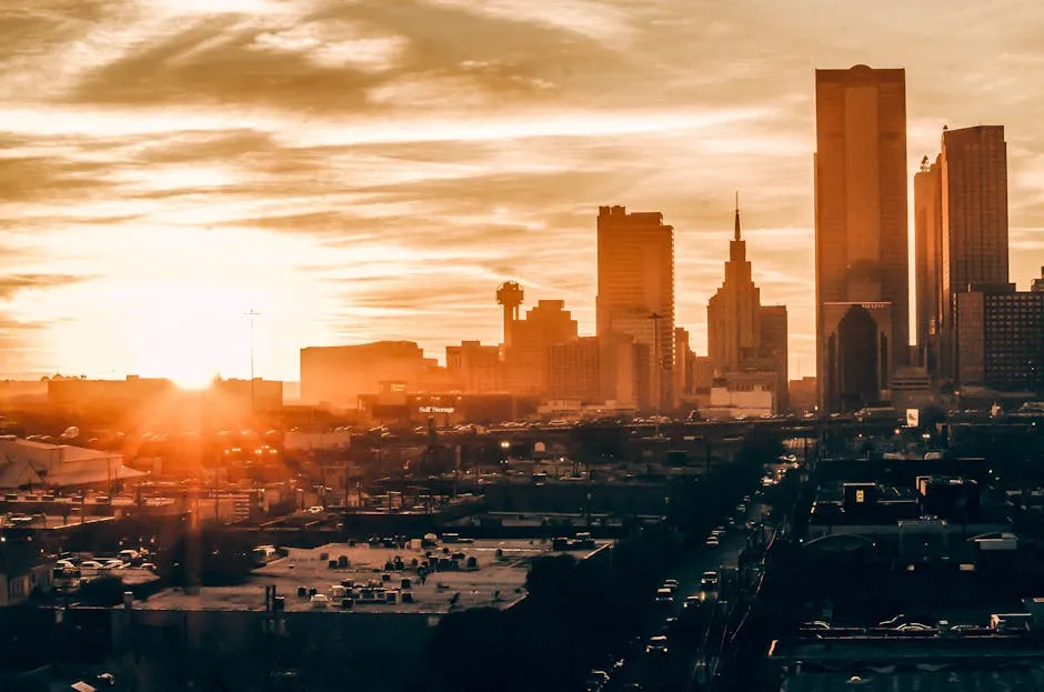 Dallas Silicon Prairie skyline at dusk with tech hub cityscape - Dallas App Development: Why DFW Is the Smart Choice in 2026 Dallas Silicon Prairie skyline at dusk with tech hub cityscape - Dallas App Development: Why DFW Is the Smart Choice in 2026