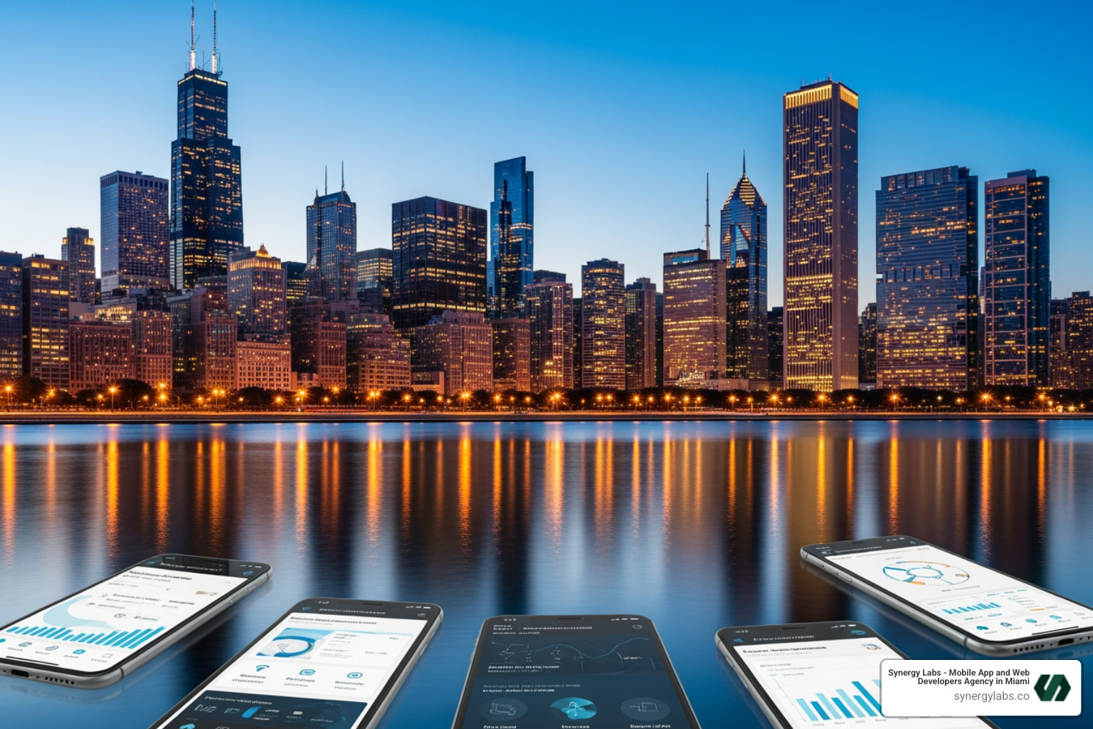 Chicago app development enterprise mobile apps skyline - Chicago App Development: Enterprise-Grade Mobile Apps