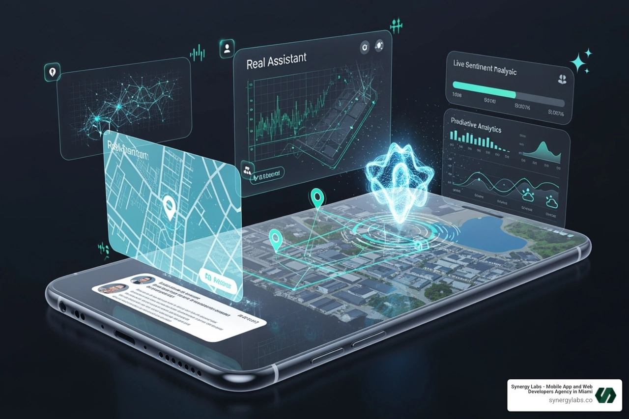 Futuristic app trends like AI and AR - mobile application development company florida Futuristic app trends like AI and AR - mobile application development company florida
