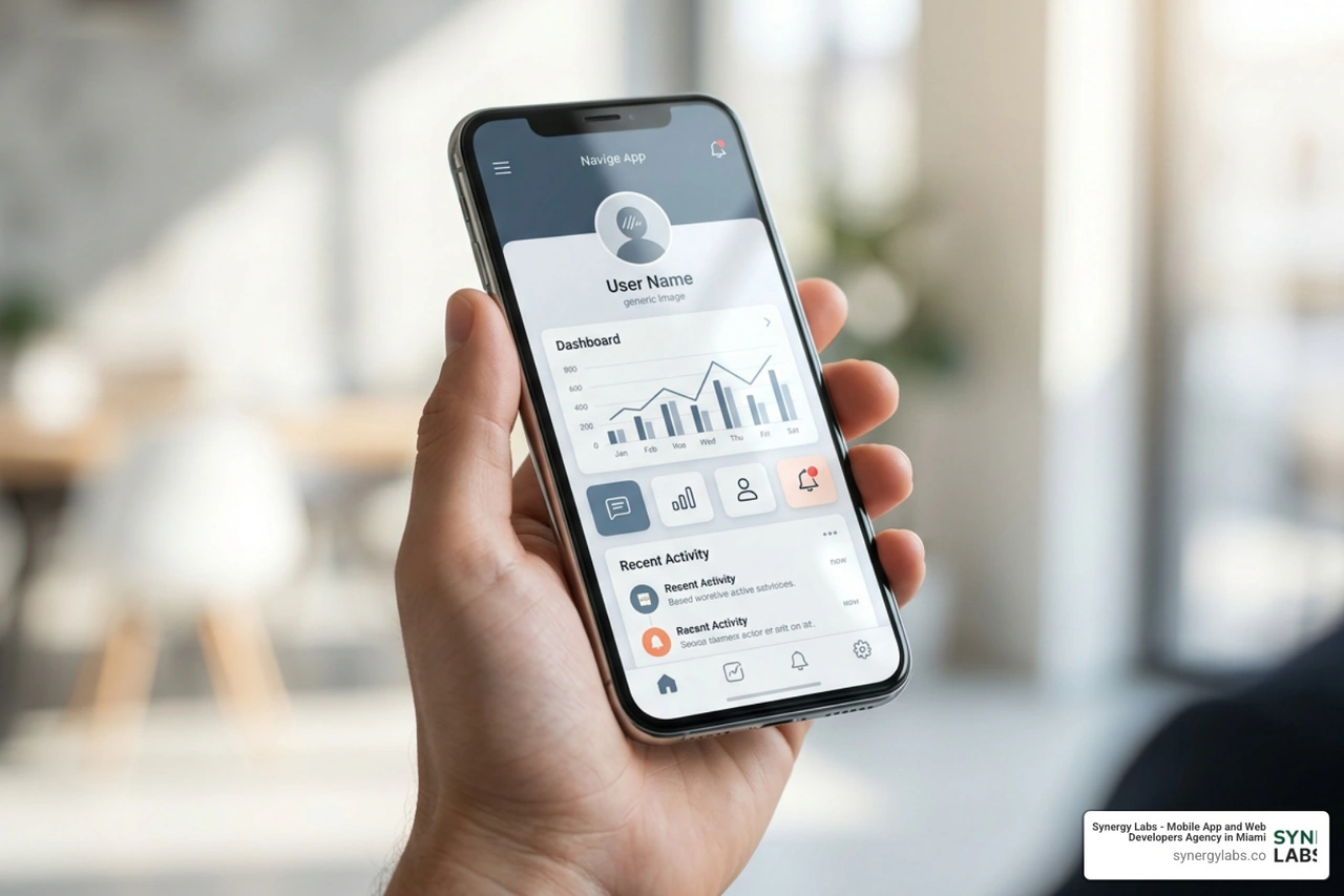 Modern mobile app interface designs showing sleek user profiles and interactive dashboards Modern mobile app interface designs showing sleek user profiles and interactive dashboards
