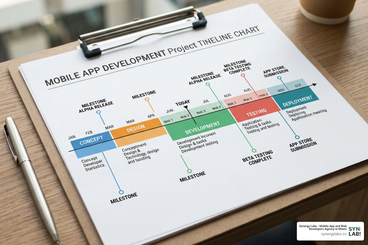 a project timeline chart a project timeline chart