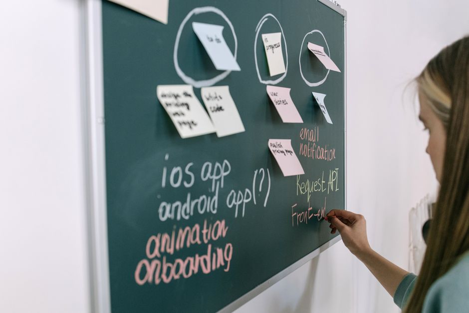 A collaborative software engineering team working in a modern office with whiteboards and digital screens - agile app A collaborative software engineering team working in a modern office with whiteboards and digital screens - agile app