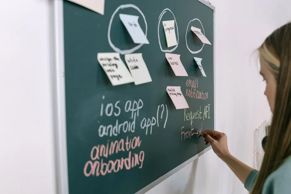A collaborative software engineering team working in a modern office with whiteboards and digital screens - agile app A collaborative software engineering team working in a modern office with whiteboards and digital screens - agile app