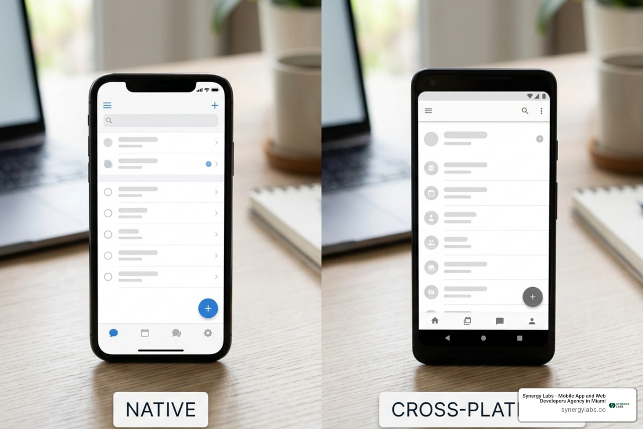 Comparison of native vs cross-platform app frameworks Comparison of native vs cross-platform app frameworks