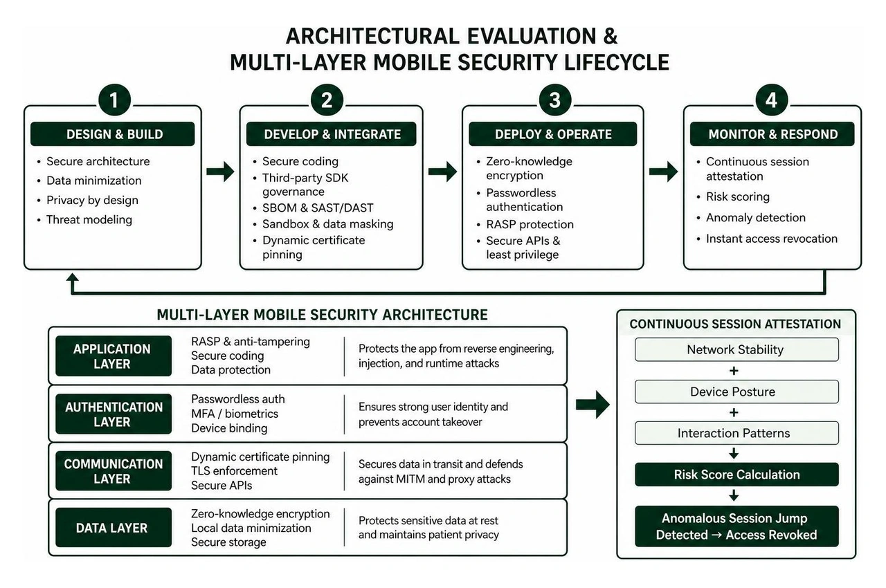 Architectural evaluation and multi layer mobile security lifecycle Architectural evaluation and multi layer mobile security lifecycle