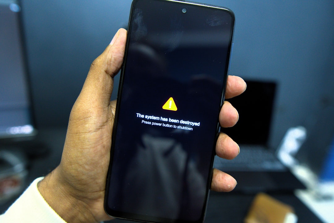 infected mobile phone alert warning screen infected mobile phone alert warning screen