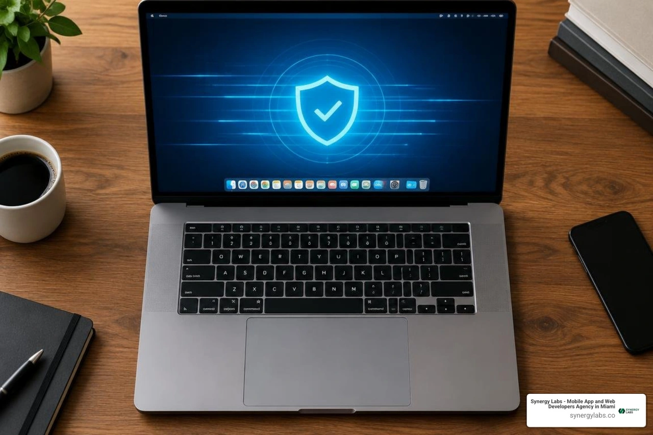 Background system activity scanning on macOS