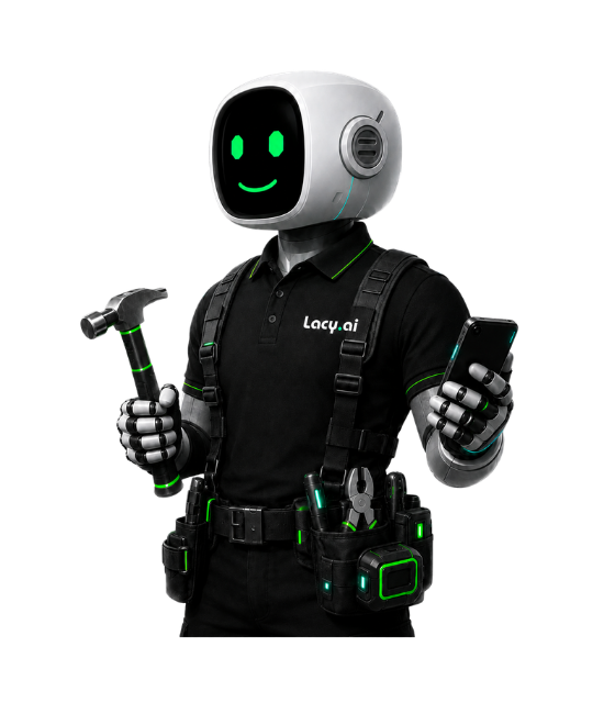 Lacy.ai home services AI Phone Agent robot for appointment scheduling