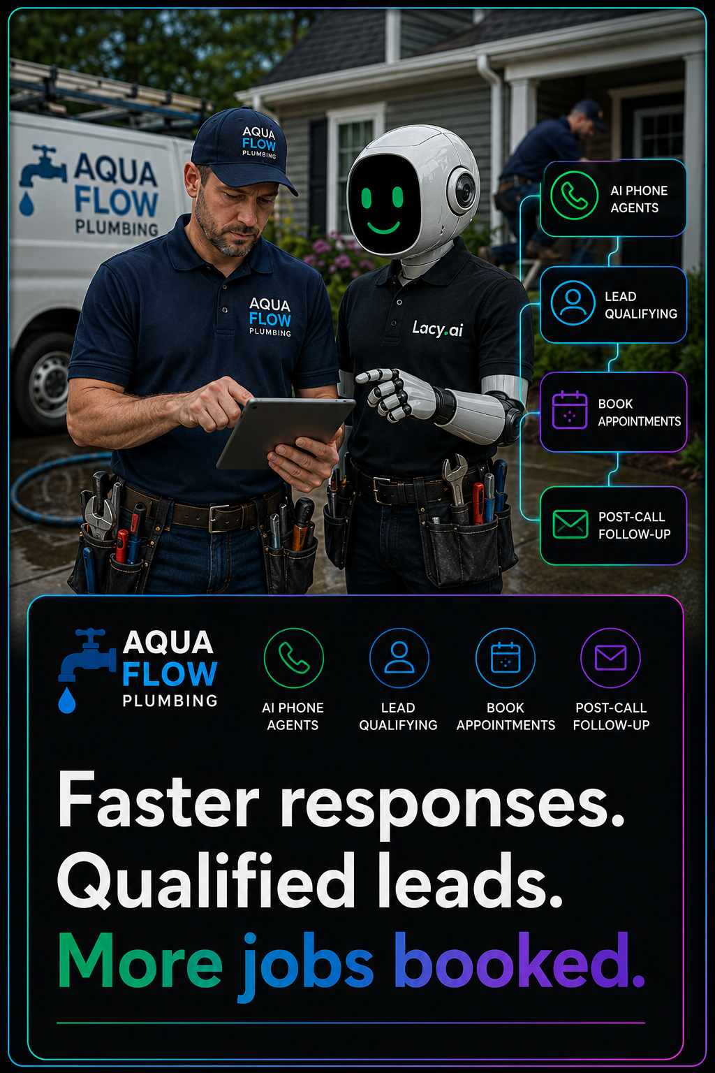 Lacy.ai AI Phone Agents for plumbing companies