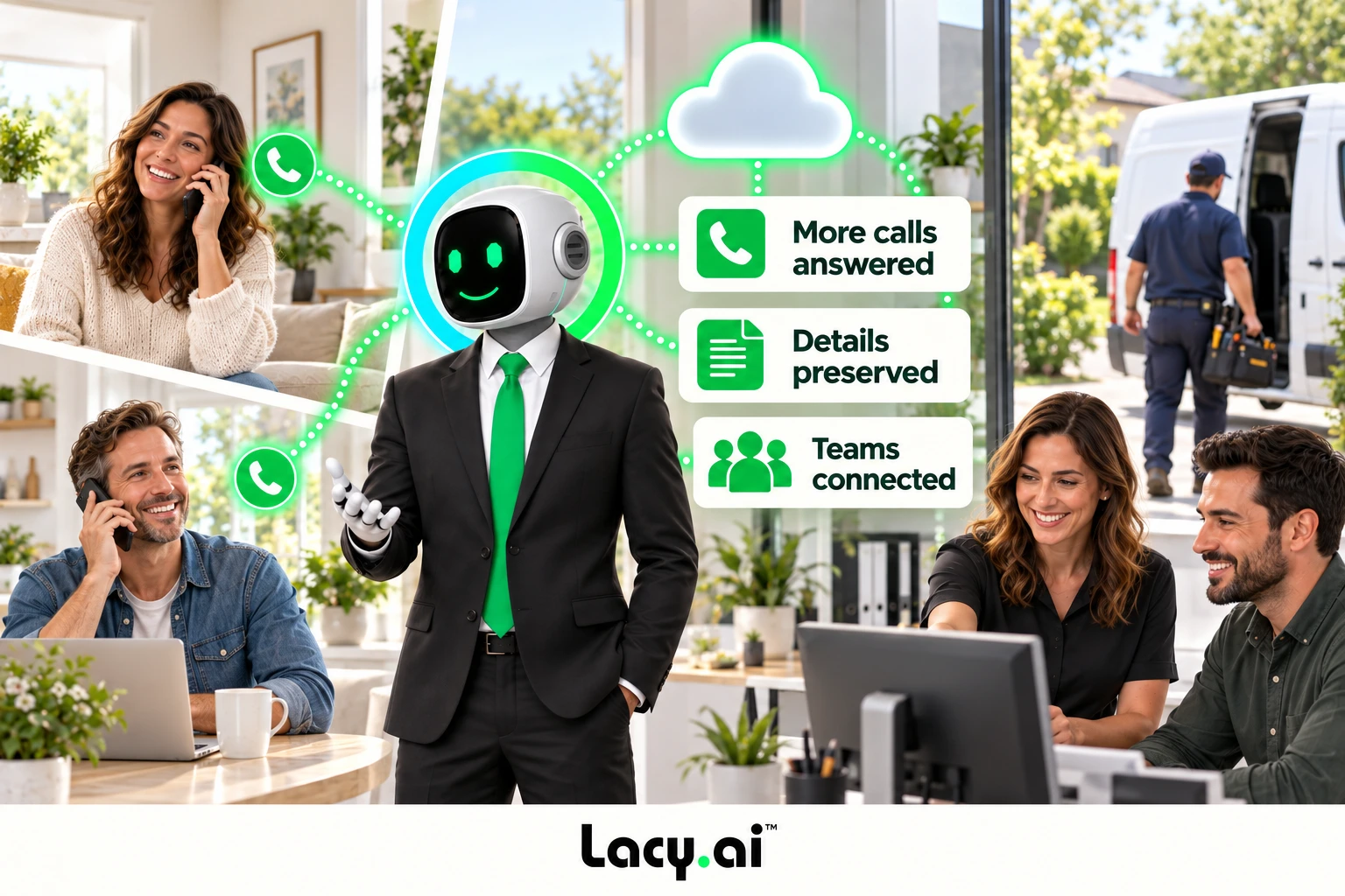 scale hero call workflow illustration