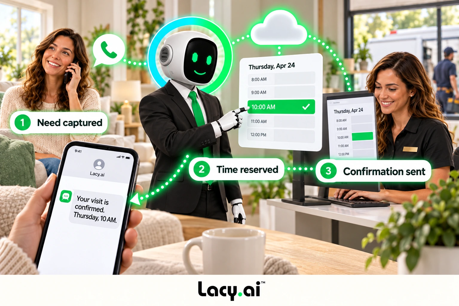 booking hero customer call and operational next step