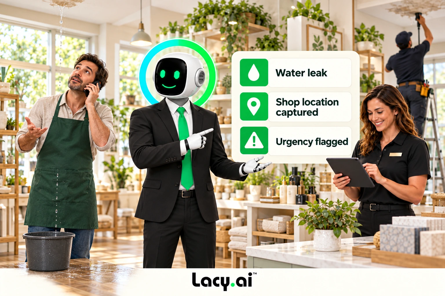 Understand what matters. Capture the service need, location, and urgency so the request has the context your team needs.