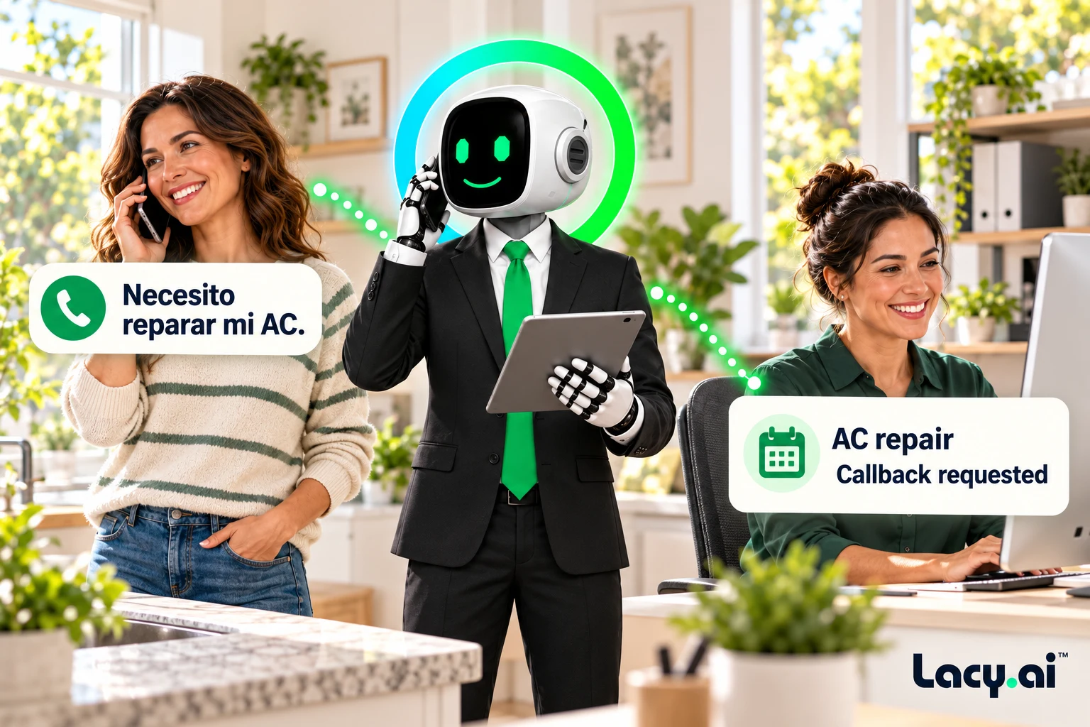 Multilingual Support for AI Phone Agents Example connected workflow.