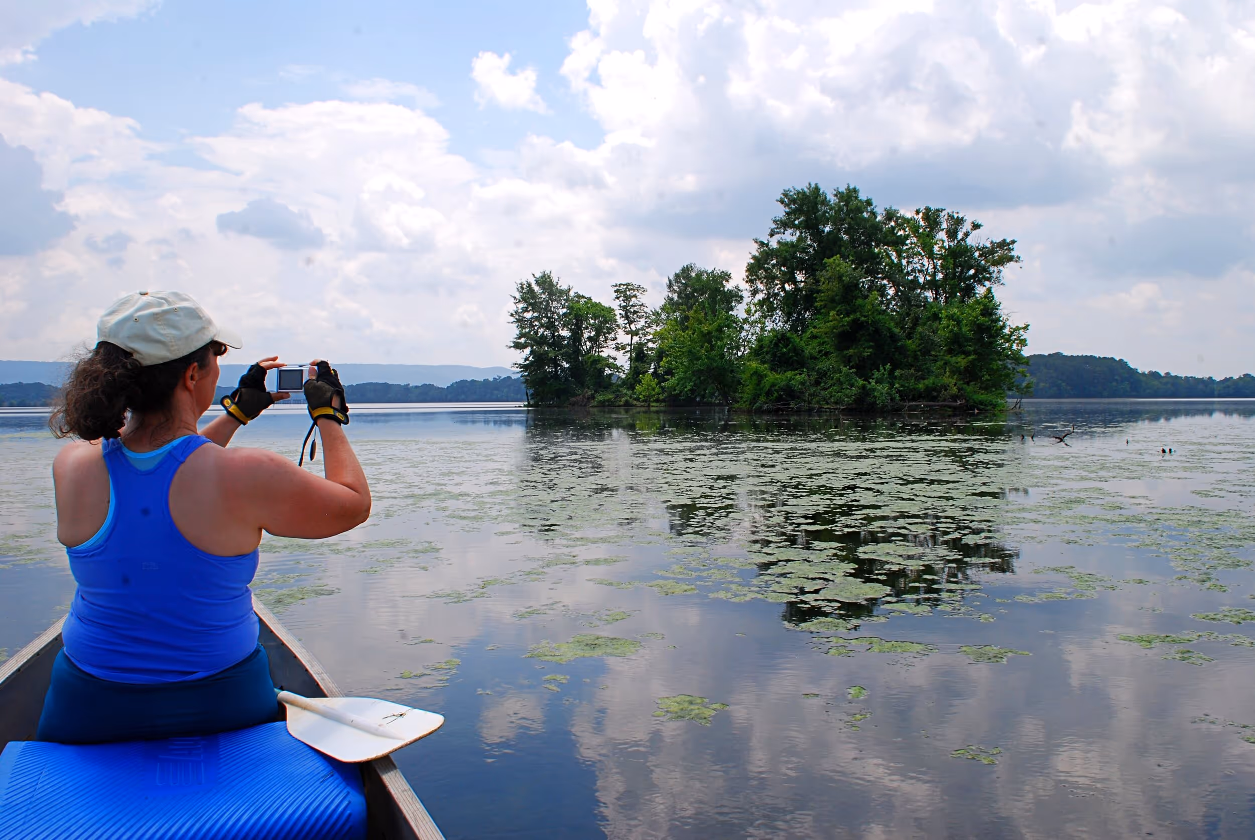 Canoeing is a great way to explore Crow Creek Refuge. Photo © Bob Butters