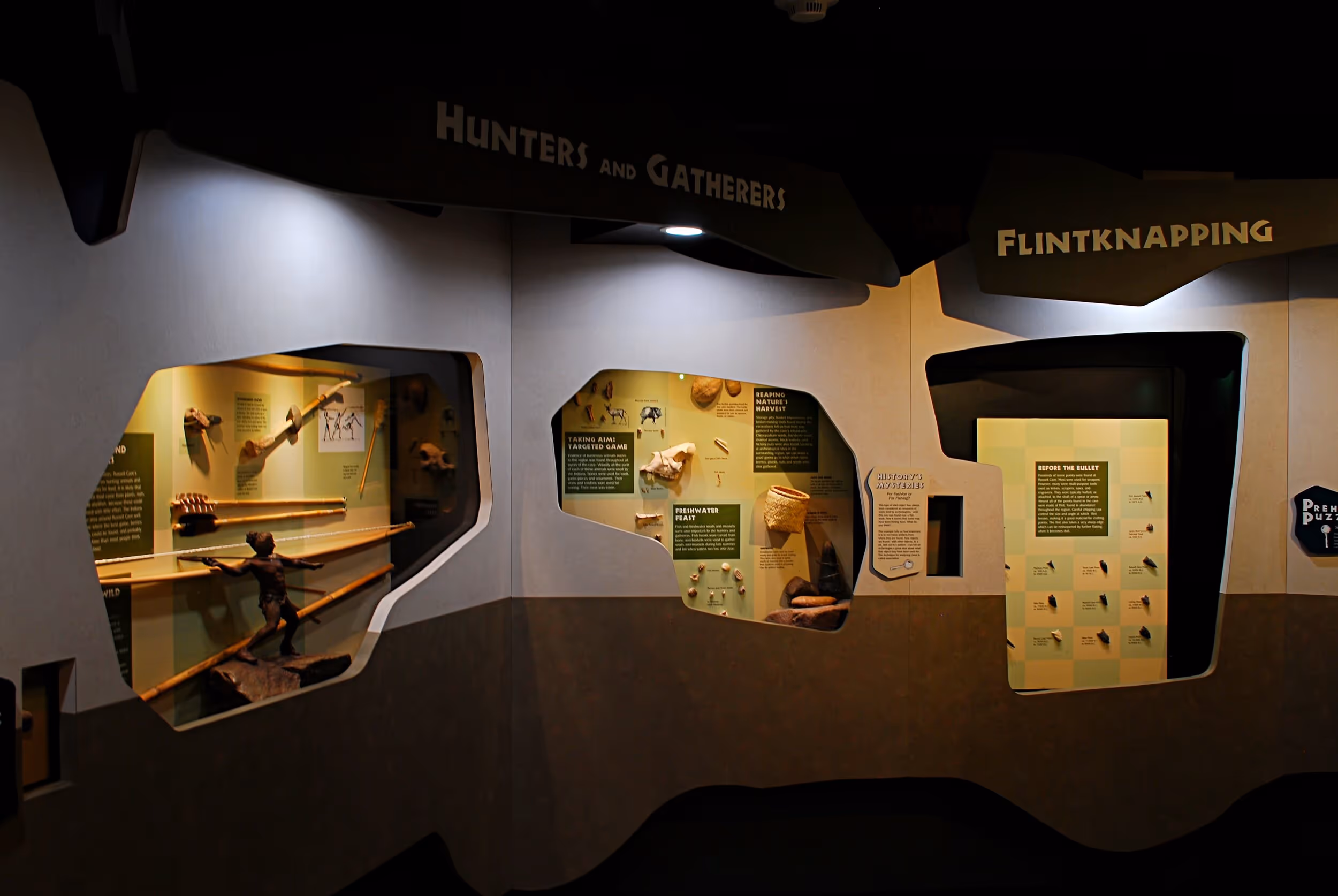 Exhibits in the park museum. Photo © Bob Butters