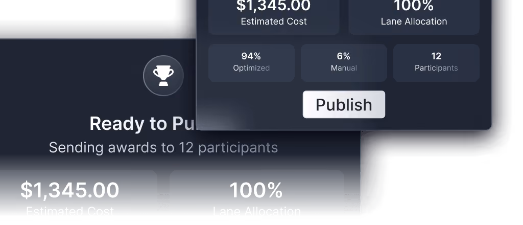 a screenshot of the quick implementation capabilities of Emerge's logistics platform
