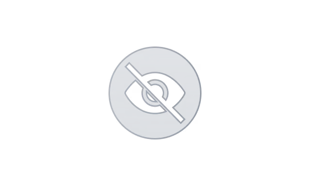 an icon with an eye crossed out, indicating privacy
