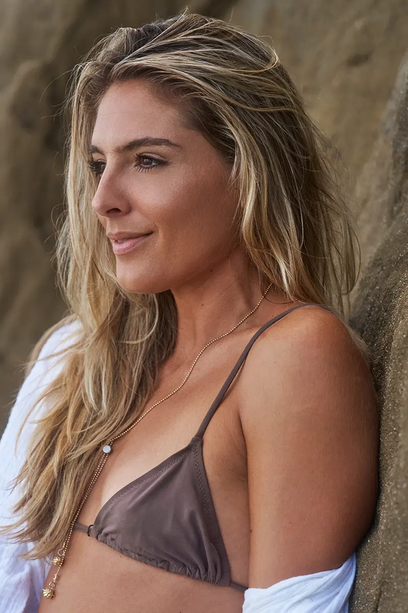 Young woman with radiant, blemish-free skin