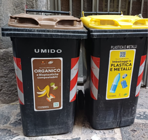 A couple of trash cansAI-generated content may be incorrect.