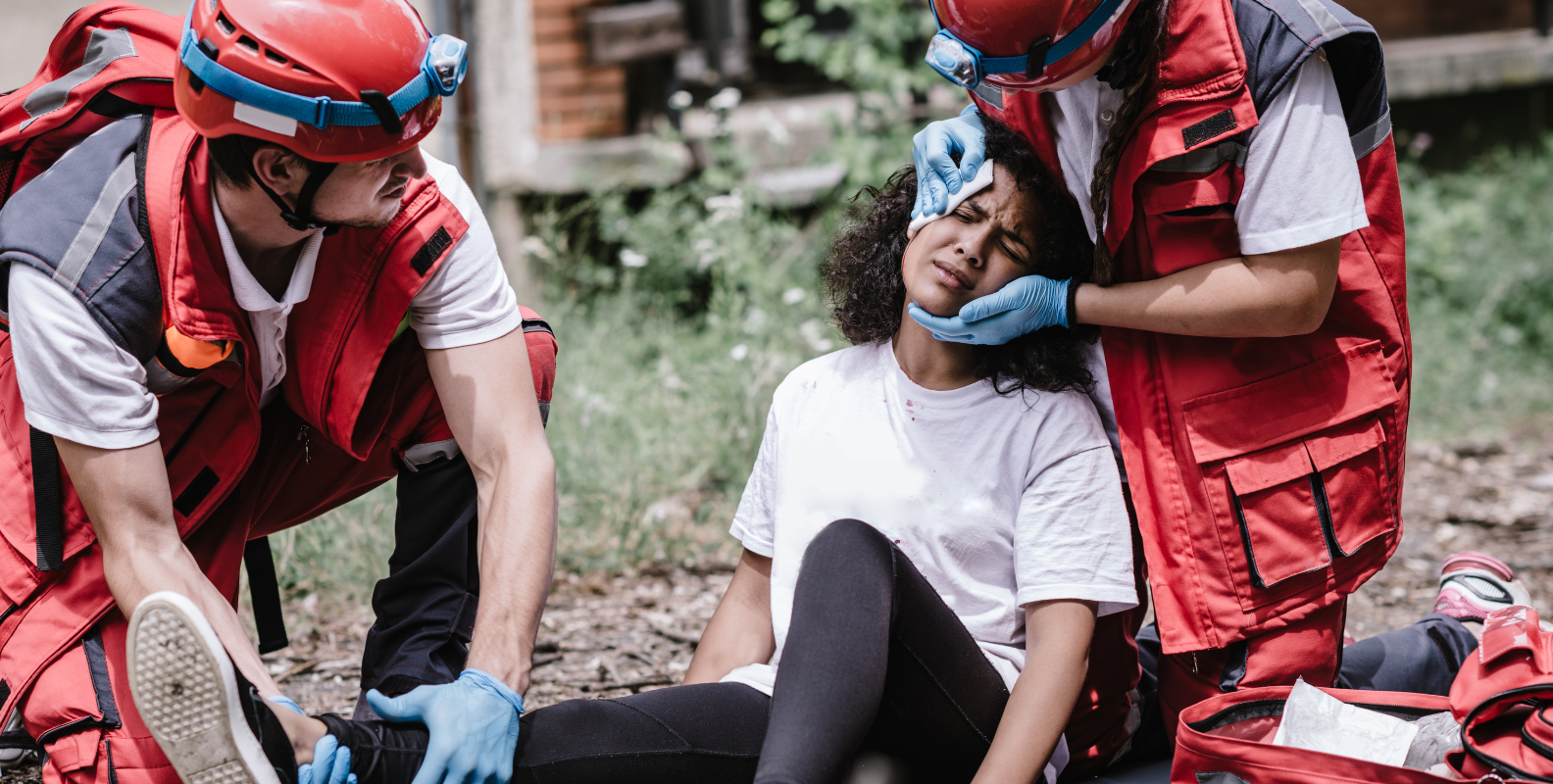 Rettungsdienst, verletzte Person