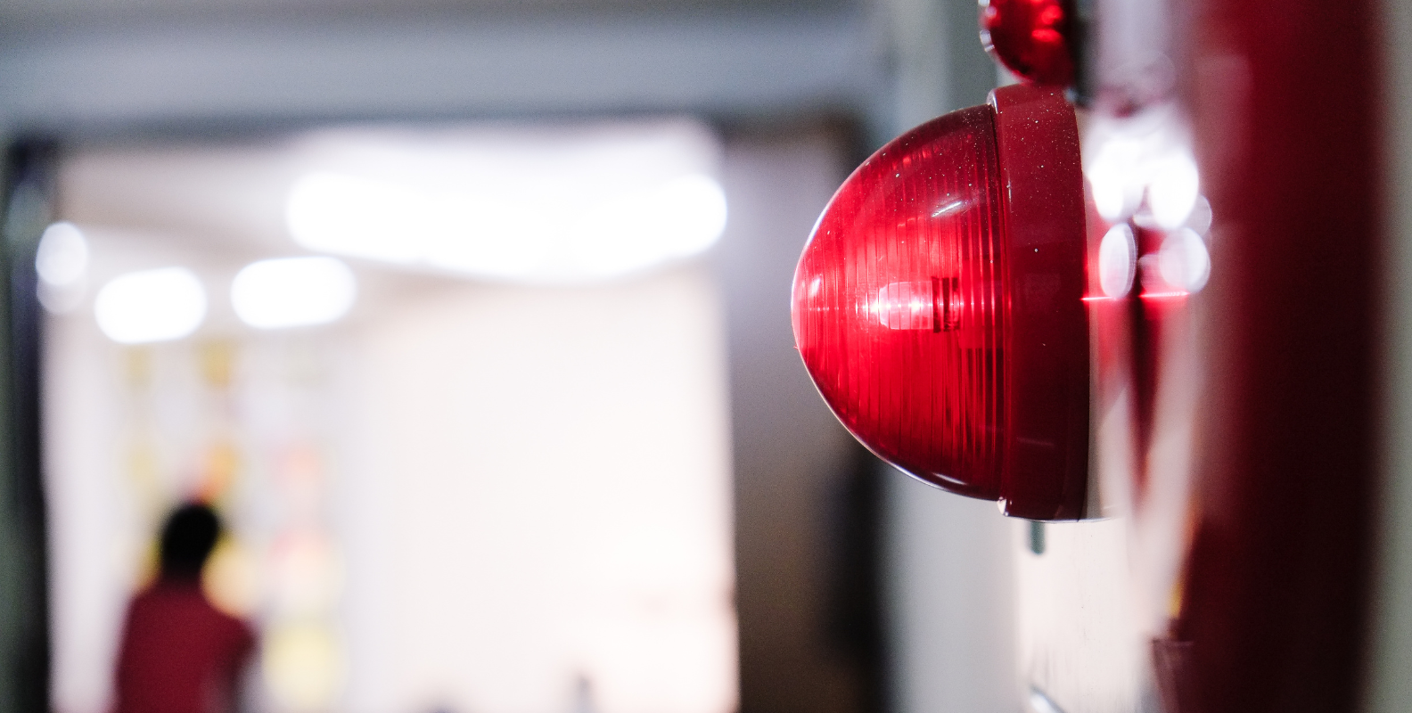 Alarmanlage in einer Schule