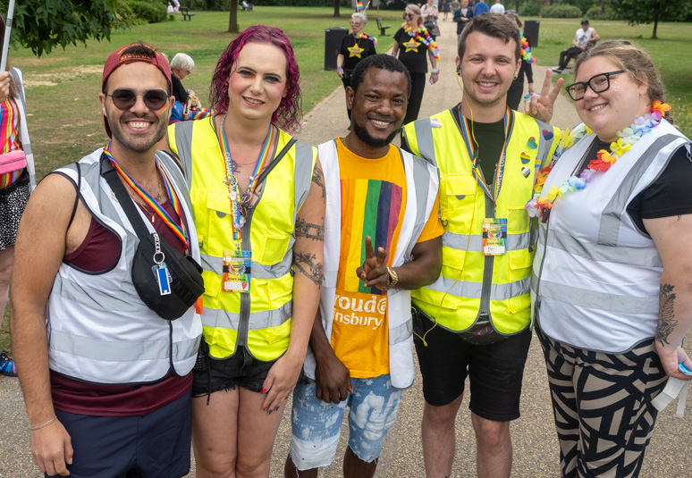 Crawley Pride Parade 2025 – Pre-Parade Group Photos