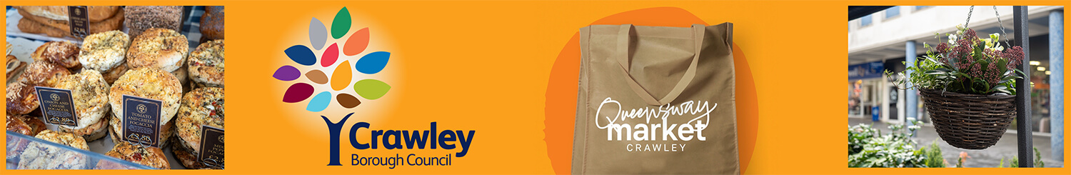 Saturday's Crawley Town Centre Market at Queensway