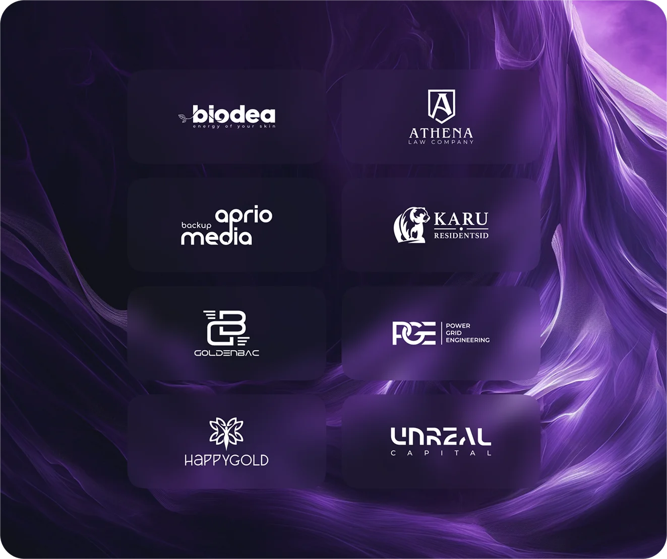 Preview of Logo Gallery — a showcase of strategic brand-first logo designs for versatile use