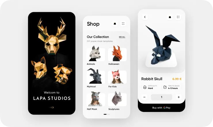 Minimalist online store for Lapa Studio — emphasizing craft, design, and easy navigation