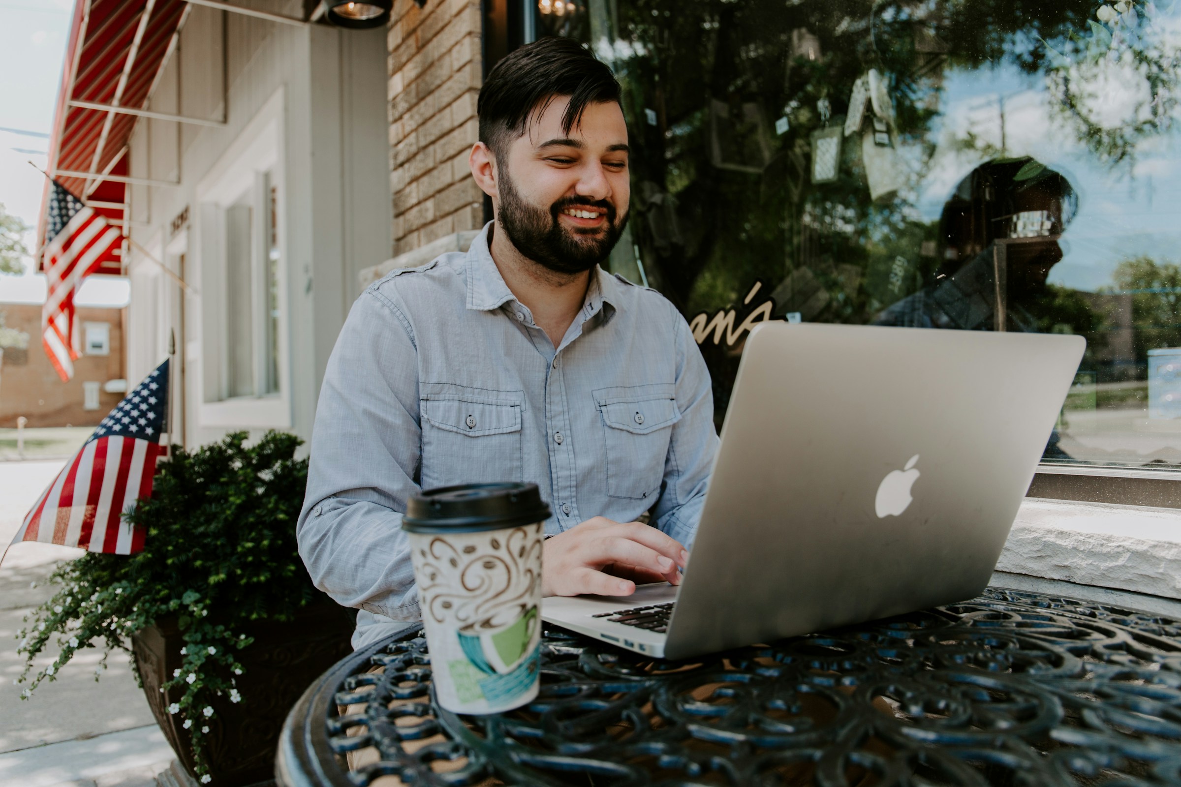 man using a laptop - How to Clean up Emails in Gmail