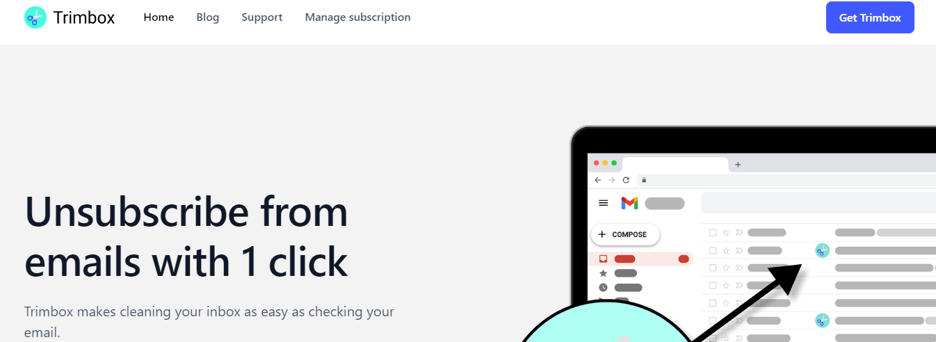 trim box - How to Unsubscribe From Emails on Gmail