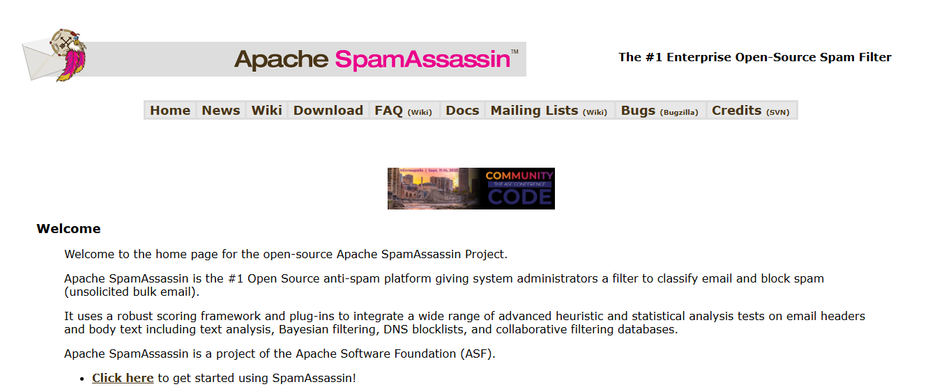 spam assassin - Filter for Email