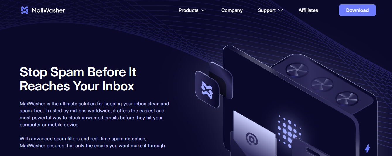 mail washer - Filter for Email