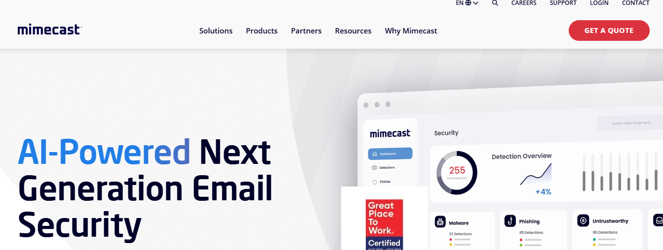 mime cast - Filter for Email