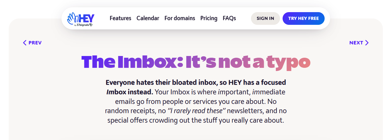 hey imbox - Inbox Management Tools