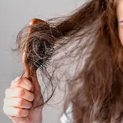 Dry and frizzy hair