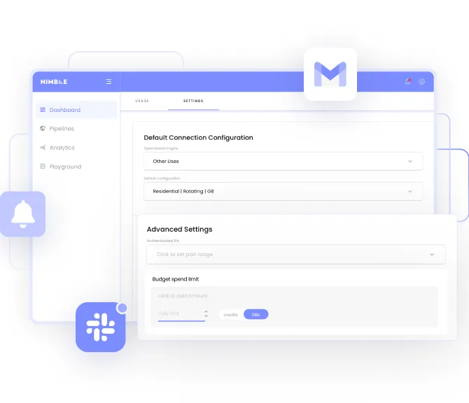white background, white box with purple top to symbolize browser window