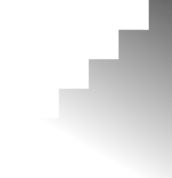 Abstract black and dark gray geometric shapes forming a stepped shadow effect.