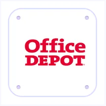 Office Depot logo in red text on a white background.