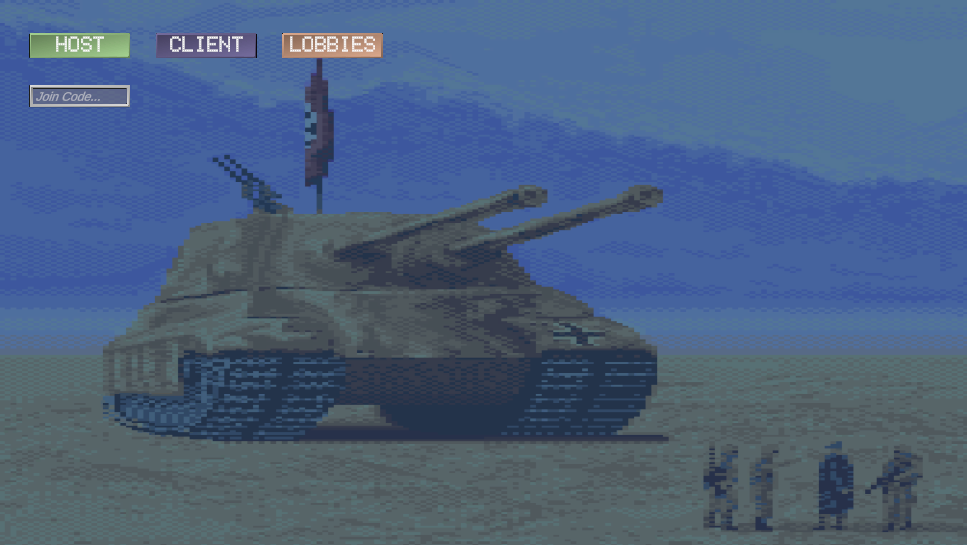 A mockup of a project