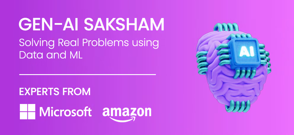 Gen-AI Saksham banner