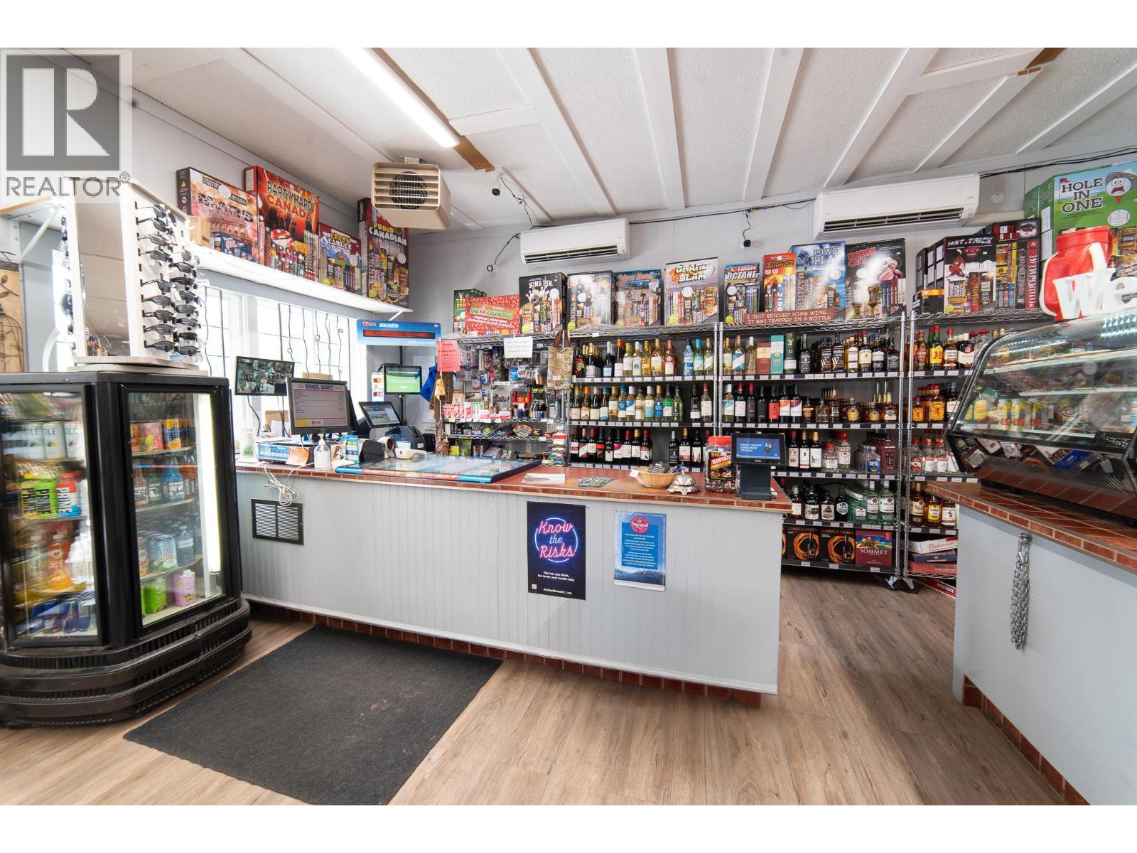 Front counter riondel market liquor sales
