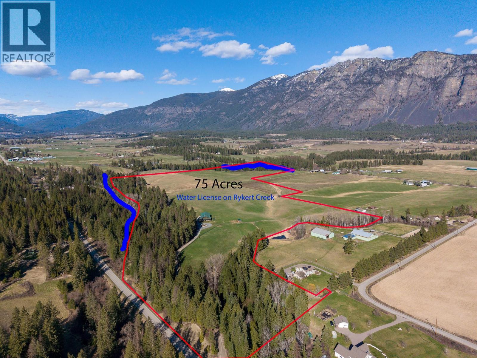 Water license on Rykert Creek