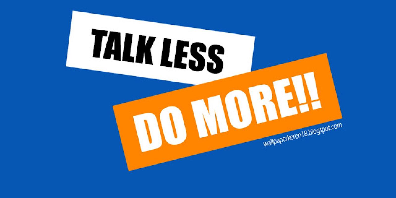 My 2017 Wish: Less Talk, More Doing